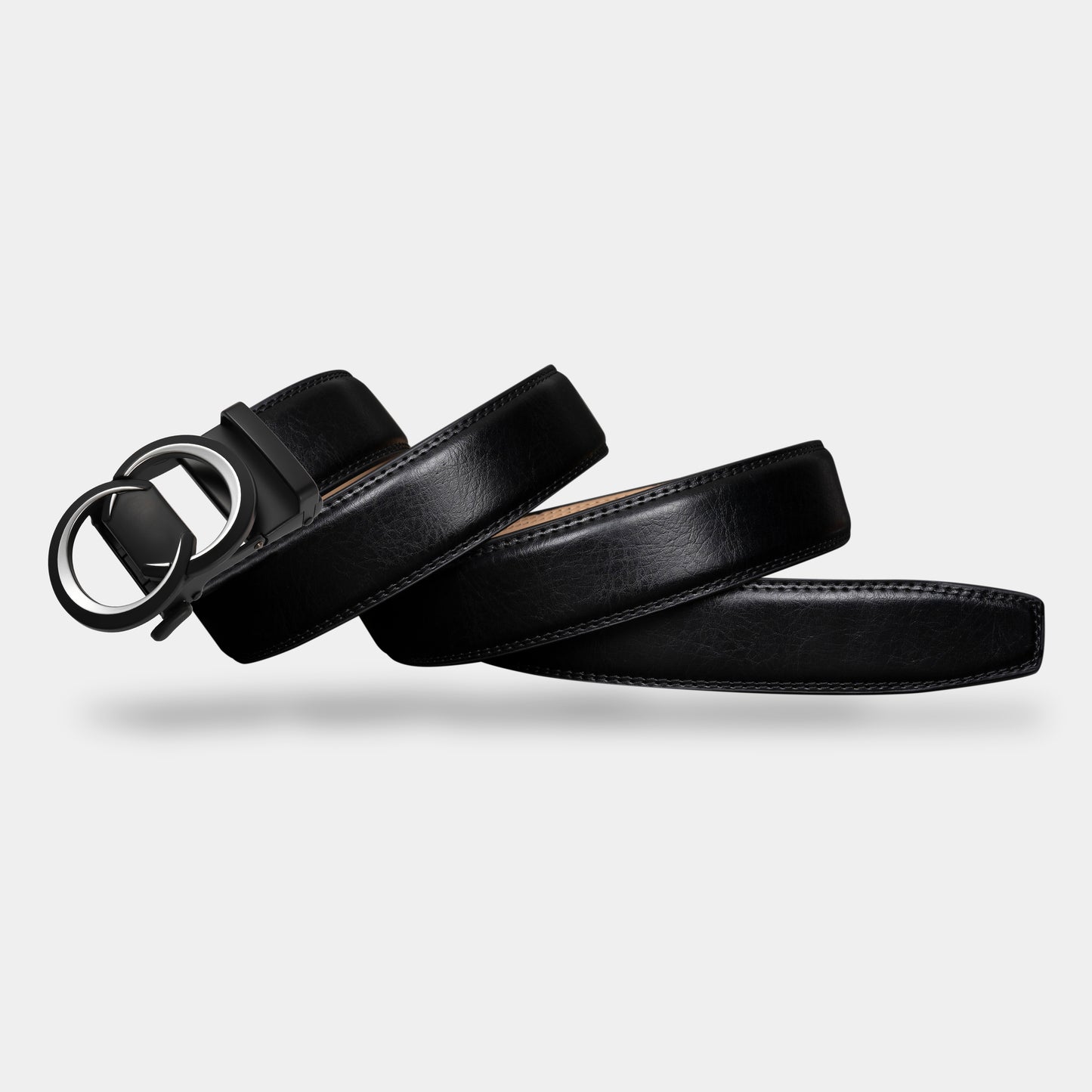 VEGETABLE TANNED 100% LEATHER BELT WITH CHROME PLATED BUCKLE - LY36-222882_CHR