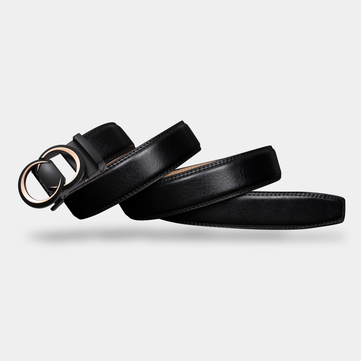 VEGETABLE TANNED 100% LEATHER BELT WITH CHROME PLATED BUCKLE - LY36-222882_GOL