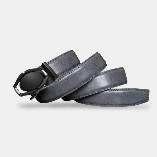 VEGETABLE TANNED 100% LEATHER BELT WITH CHROME PLATED BUCKLE - LY36-222755_CHR