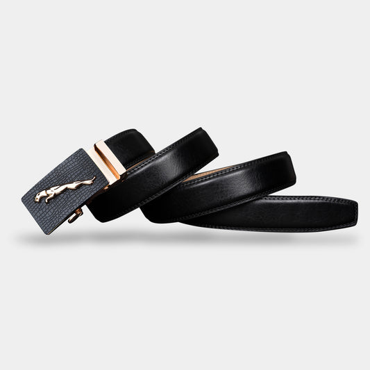 VEGETABLE TANNED 100% LEATHER BELT WITH CHROME PLATED BUCKLE - 009