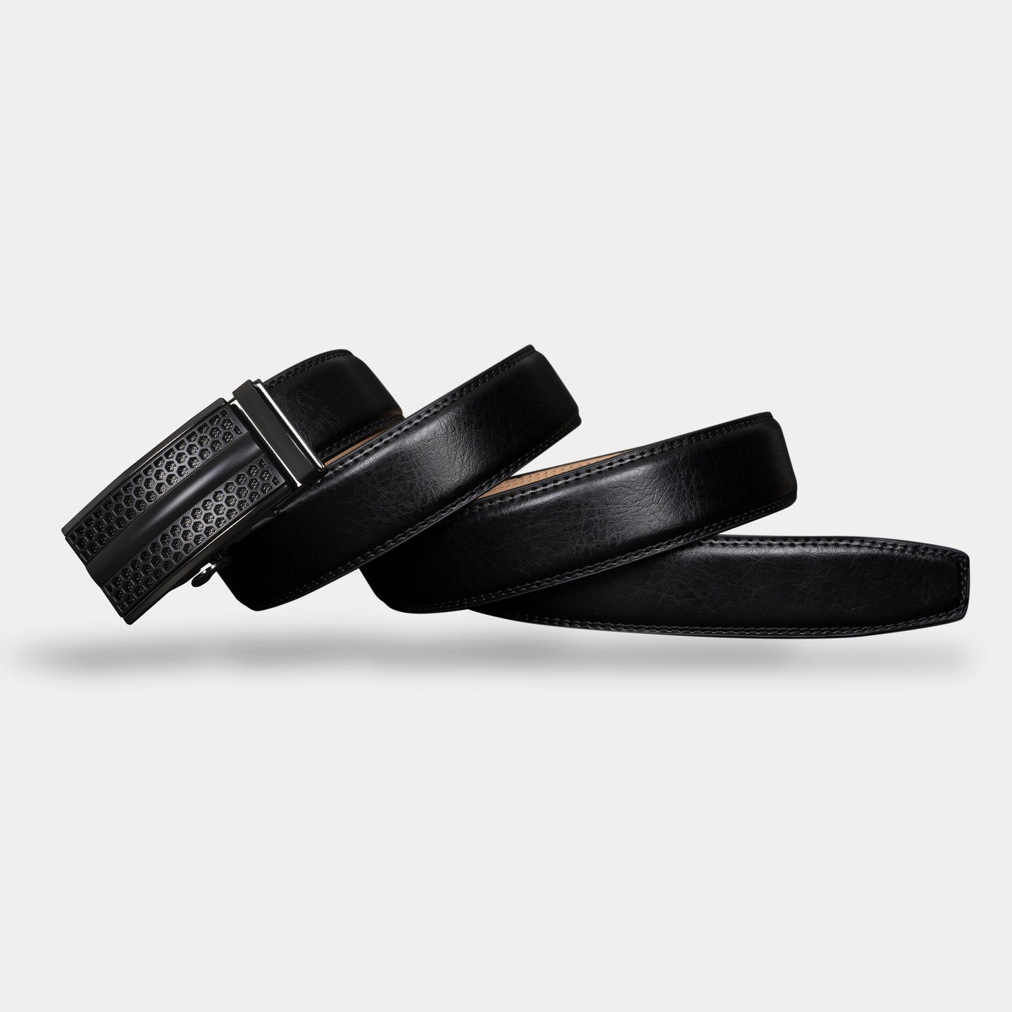 VEGETABLE TANNED 100% LEATHER BELT WITH CHROME PLATED BUCKLE - LY25-0639