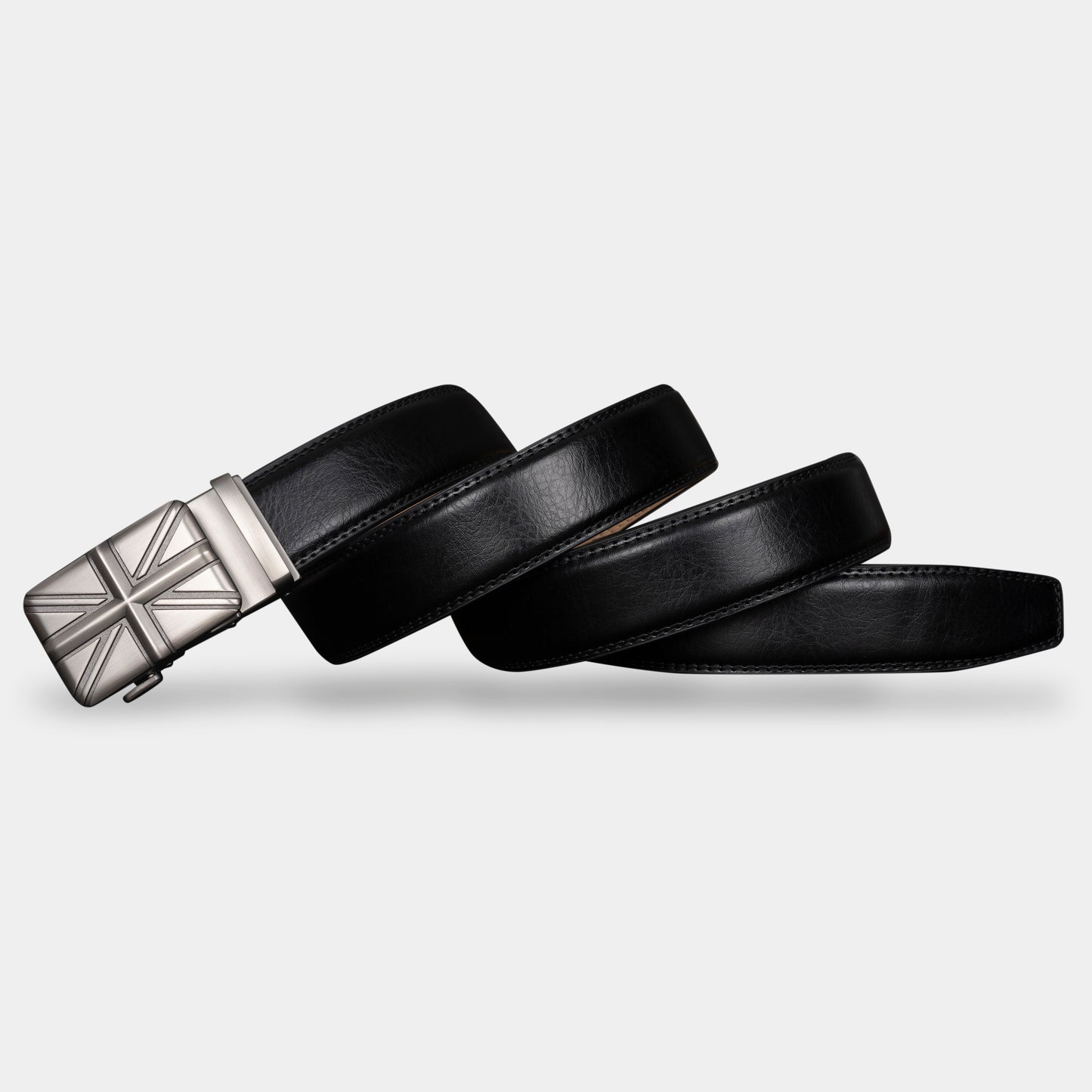 VEGETABLE TANNED 100% LEATHER BELT WITH CHROME PLATED BUCKLE - LY25-0007