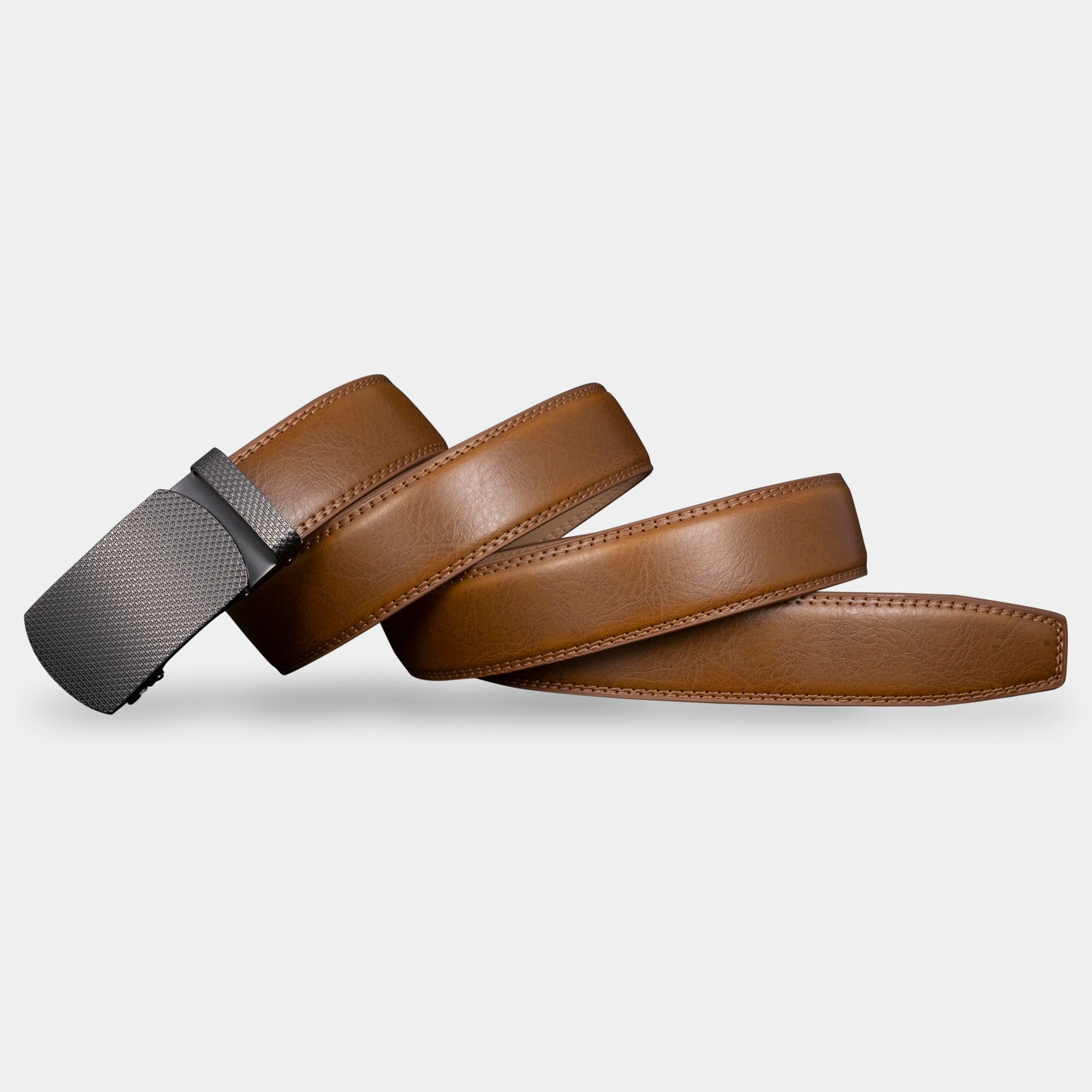 VEGETABLE TANNED 100% LEATHER BELT WITH CHROME PLATED BUCKLE - LY36-22060