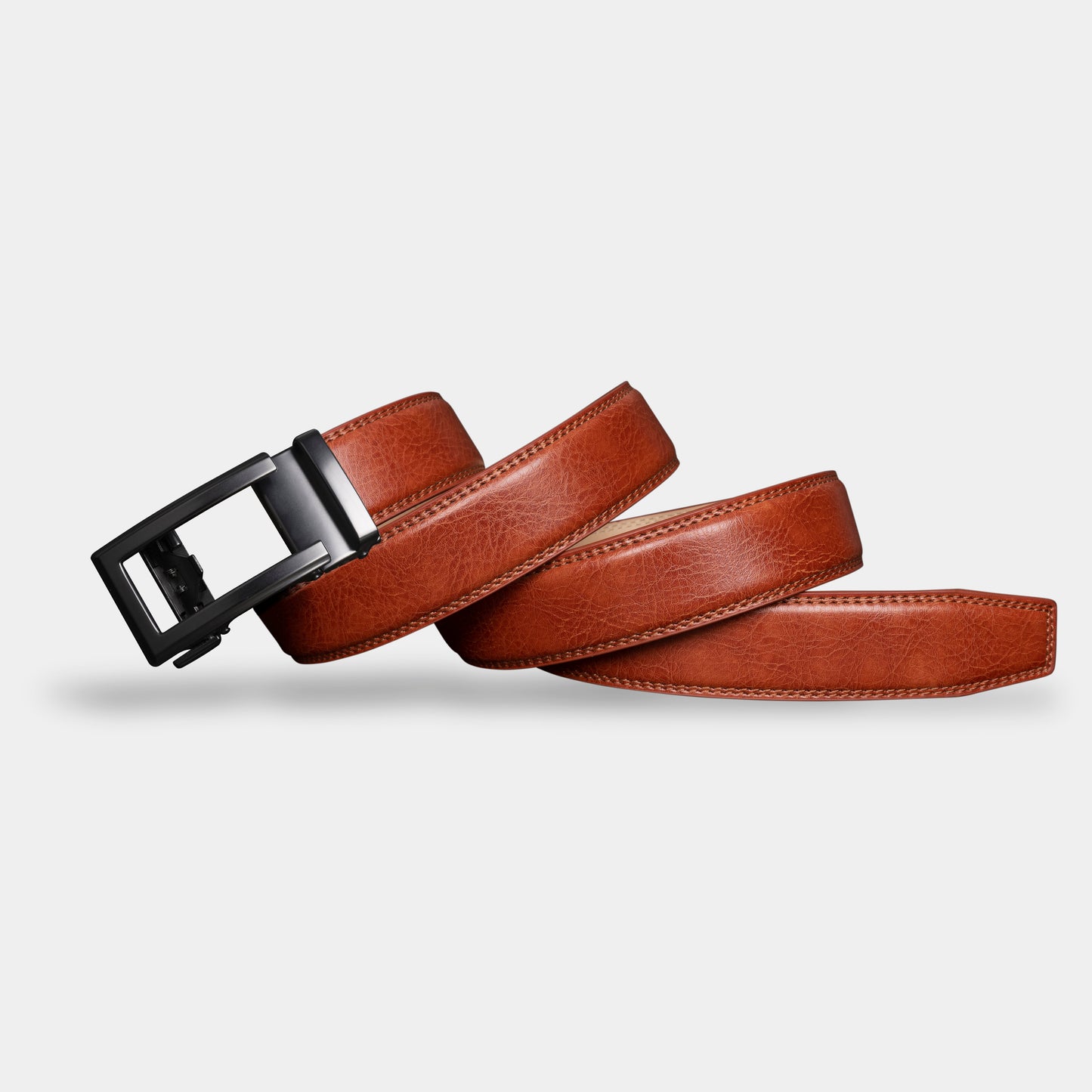 VEGETABLE TANNED 100% LEATHER BELT WITH CLASSIC BUCKLE - LY36-21690